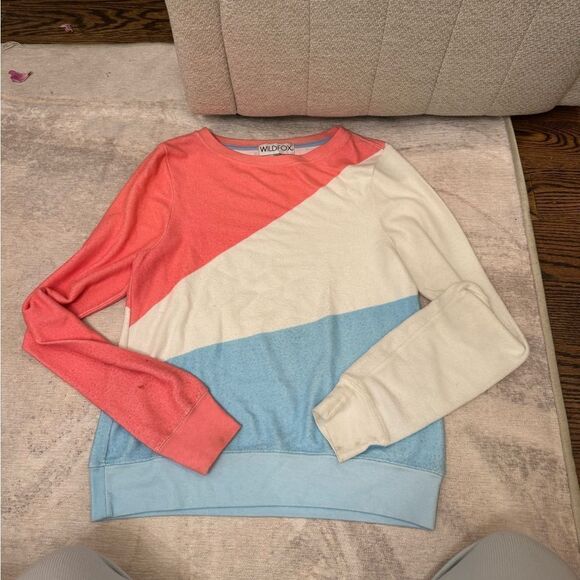 wildfox red white and blue sweater - Picture 1 of 2